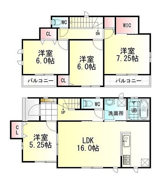間取りを拡大表示