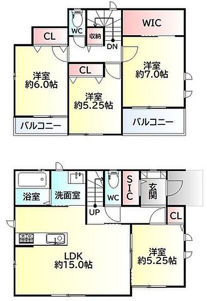 間取りを拡大表示