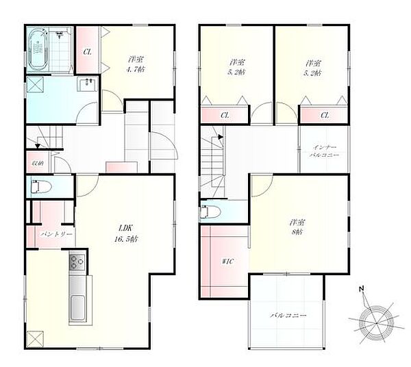 間取りを拡大表示