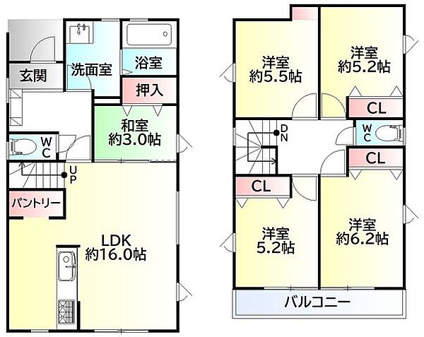 間取りを拡大表示