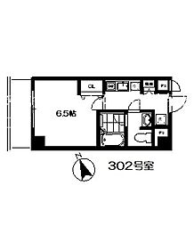 Nest138 1Kの間取図画像