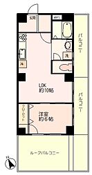 ジャルダン吉祥寺 1LDKの間取図画像