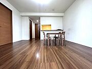 約13.9畳の床暖房付リビングダイニングキッチン※家具家電はCG加工しております。
