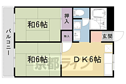 間取図画像 2DK