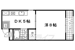 シェ・モアクレール 1Kの間取図画像