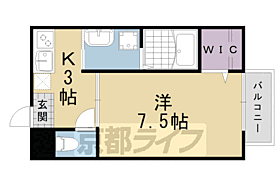 グランドール 108 ｜ 京都府京都市西京区樫原井戸（賃貸アパート1K・1階・26.71㎡） その2