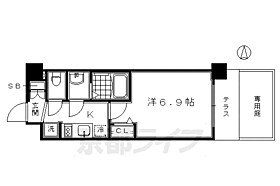 プレサンス　ＴＨＥ　ＫＹＯＴＯ　華苑 102 ｜ 京都府京都市南区東九条西河辺町（賃貸マンション1K・1階・23.20㎡） その2