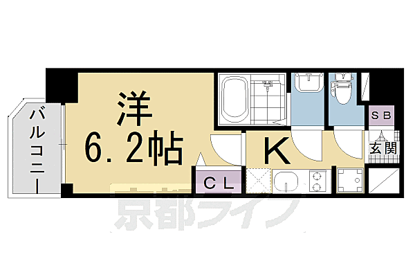 プレサンス　ＴＨＥ　ＫＹＯＴＯ　吉祥院 320｜京都府京都市南区吉祥院定成町(賃貸マンション1K・3階・21.83㎡)の写真 その2