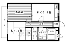 間取図画像 2DK