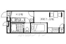 レオパレス蜂ヶ岡 104 ｜ 京都府京都市右京区太秦蜂岡町（賃貸アパート1K・1階・19.82㎡） その2