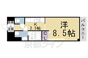 プリモ・レガーロ西京極 409 ｜ 京都府京都市右京区西京極南大入町（賃貸マンション1K・4階・28.20㎡） その2