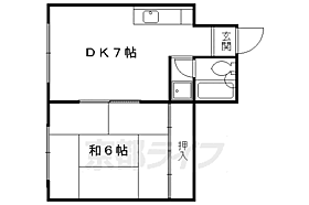 嵯峨中通ビル 302 ｜ 京都府京都市右京区嵯峨中通町（賃貸マンション1DK・3階・26.00㎡） その2