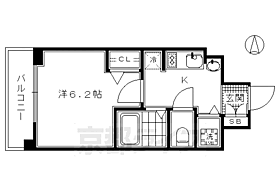 京都府京都市下京区上之町（大宮通木津屋橋上る）（賃貸マンション1K・5階・21.15㎡） その2