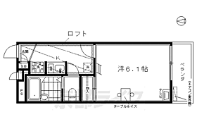 京都府京都市下京区西七条比輪田町（賃貸アパート1K・2階・19.87㎡） その2