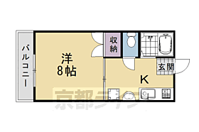 コーポせいま A201 ｜ 京都府南丹市園部町小山東町島所（賃貸マンション1K・2階・26.00㎡） その1