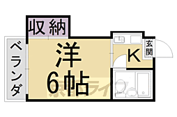 間取図画像 1K