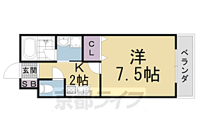 サクシード葛野五条 203 ｜ 京都府京都市右京区西京極葛野町（賃貸マンション1K・2階・24.32㎡） その2