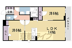 エクレール　ヴェール　シャーメゾン西院 2階/204