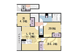 ソレイユ嵯峨野 2階/202