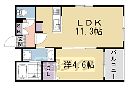 ボヌール太秦 1階