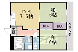 間取図画像 2DK