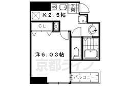 京都市営烏丸線 五条駅 徒歩1分 4階/-