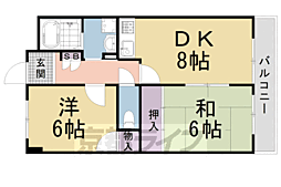 間取図画像 2DK
