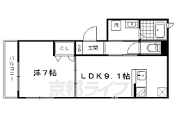 ガーデン鴨川御所東 1階
