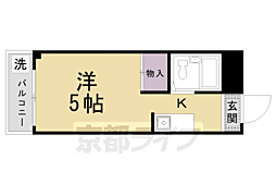 ハイツ協栄 1Kの間取図画像
