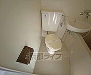 ユニットバスのトイレです。