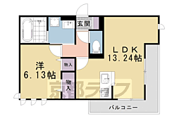 サンジェスト 1LDKの間取図画像