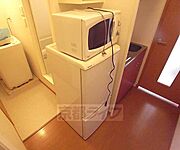 お部屋によっては冷蔵庫付き