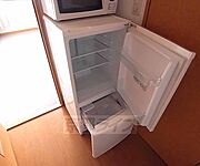 備え付きの冷蔵庫です。