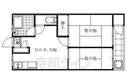藤岡マンション 2DKの間取図画像