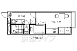 レオパレスHIROSHIBA 2階/201