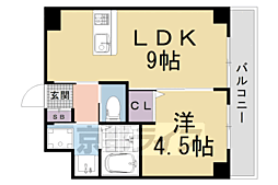 アーティクルズ 1LDKの間取図画像