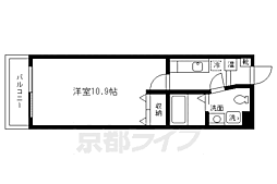 コモド二軒茶屋 1Kの間取図画像
