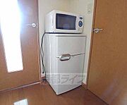 冷蔵庫、電子レンジも付いてます。