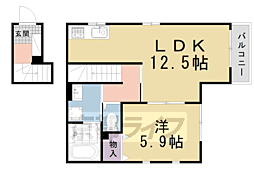 よしの庄 1LDKの間取図画像