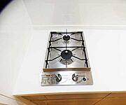 2口ガスコンロ付きのキッチン