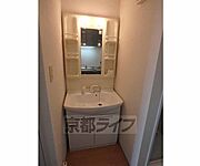 シャンプードレッサ付きの独立洗面台です。