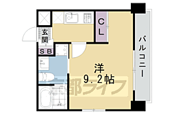 ラナップスクエア京都駅西 1Kの間取図画像