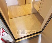 段差の少ない玄関です