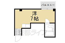 コーポ東代 ワンルームの間取図画像