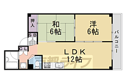 NSOビル 2LDKの間取図画像