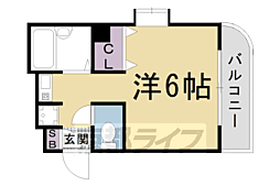 エスペランストリイ 1Kの間取図画像