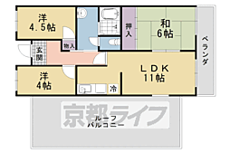 アーバンライフ吉祥 3LDKの間取図画像