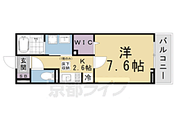 アリエッタ 1Kの間取図画像