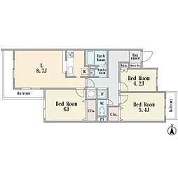 間取図画像 3LDK