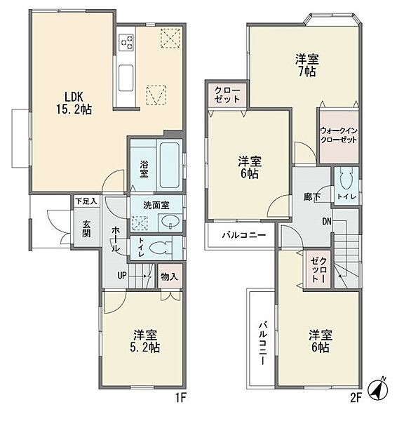 間取りを拡大表示
